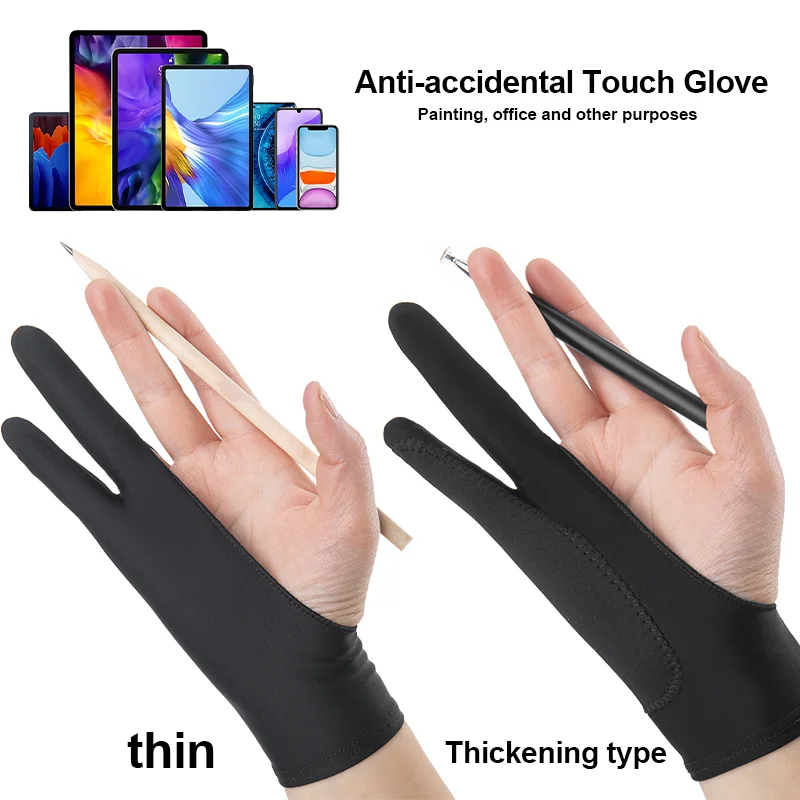 Two-Finger Drawing Gloves Anti - Drawing Glove Artist review and price