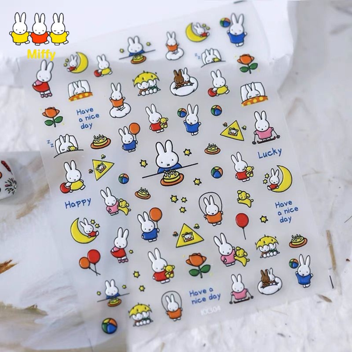 Kawaii Miffy Rabbit Stickers C - Fire Tablet Accessories review and price