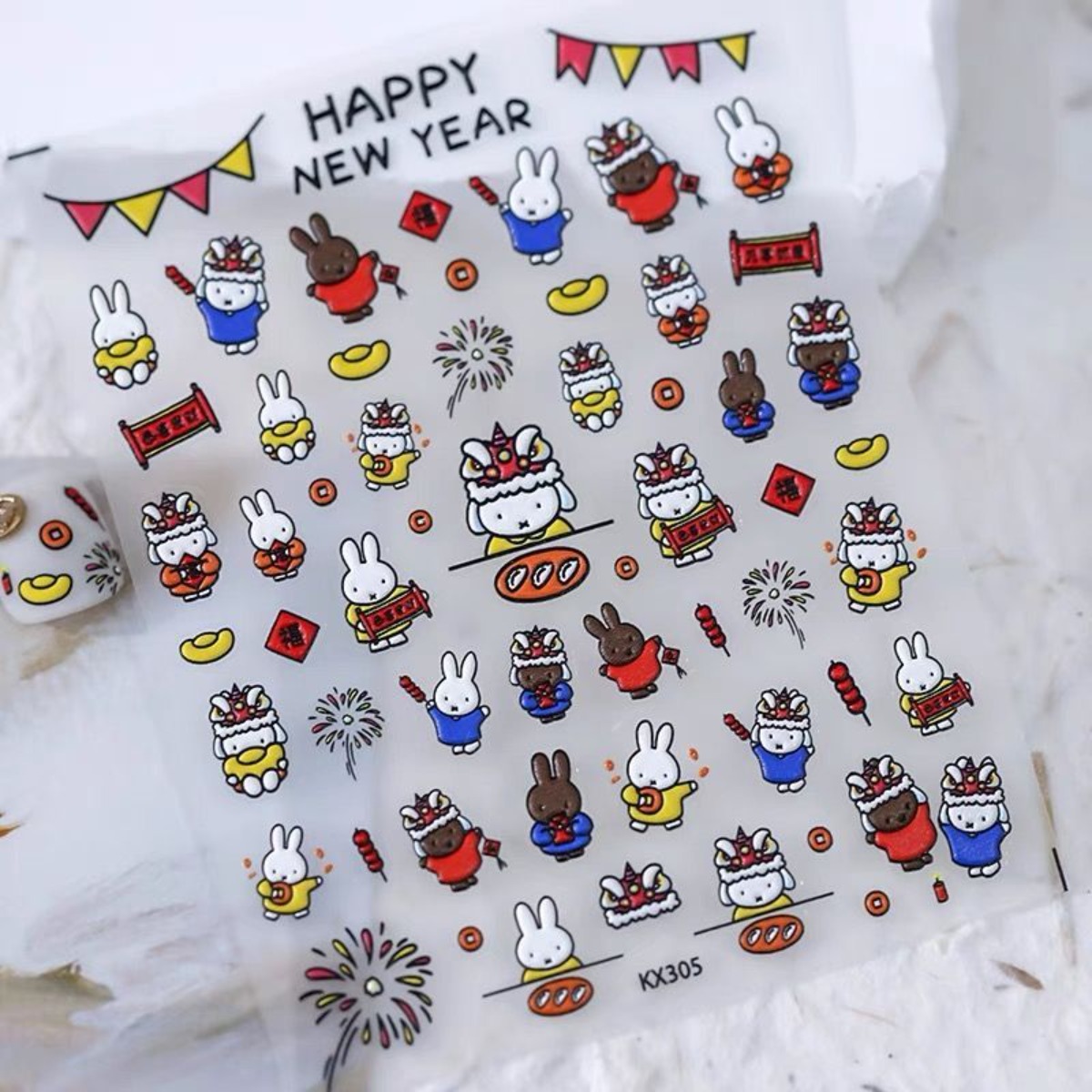 Kawaii Miffy Rabbit Stickers C - Fire Tablet Accessories review and price
