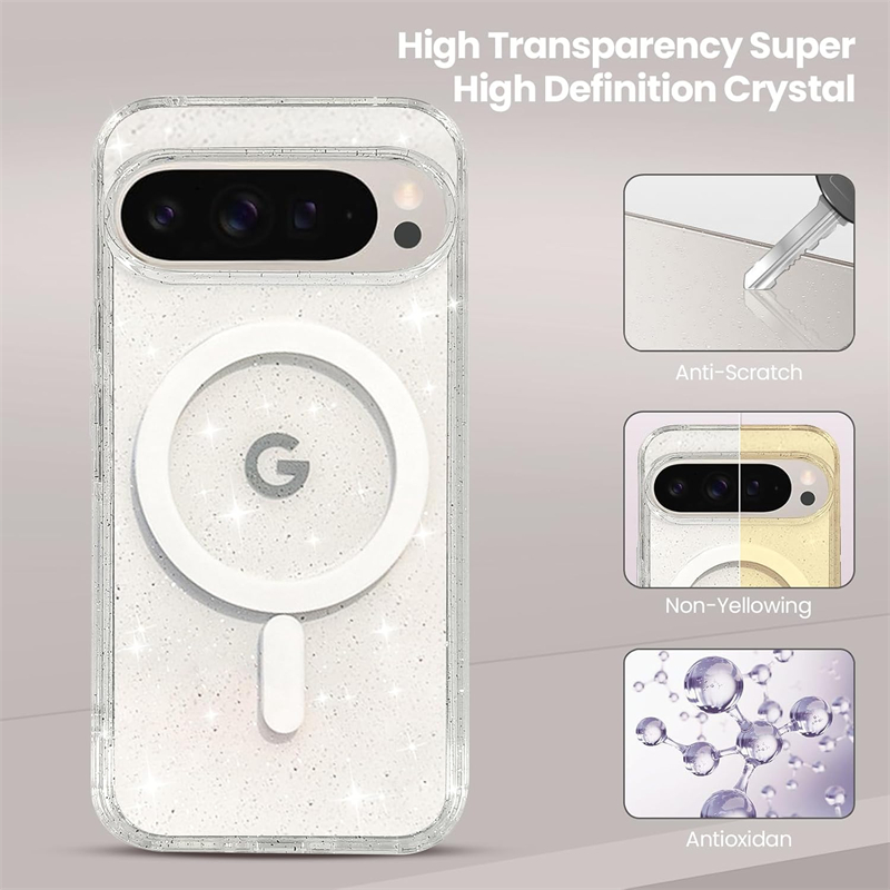 Magnetic Bling Glitter Clear S - Tablet Accessories For Girls review and price