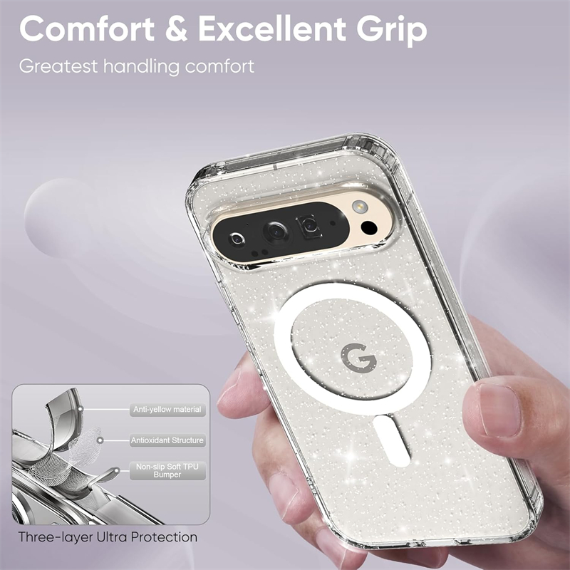 Magnetic Bling Glitter Clear S - Tablet Accessories For Girls review and price