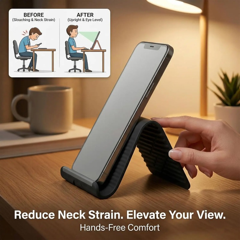 Flexible Foldable Silicone Pho - Useful Tablet Accessories review and price