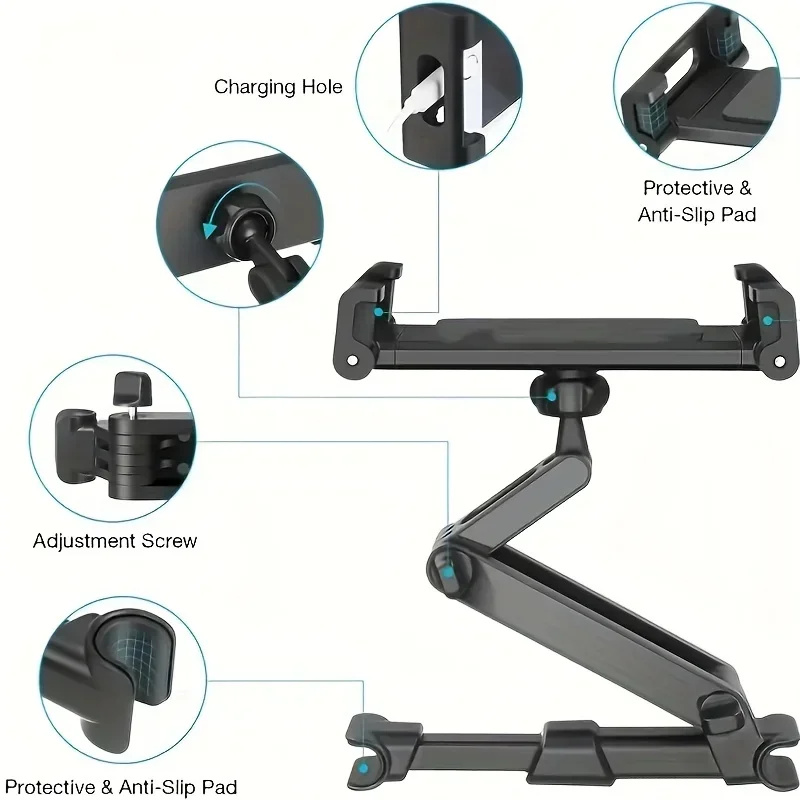 Foldable Car Phone Holder Back - Tablet Car Mount review and price