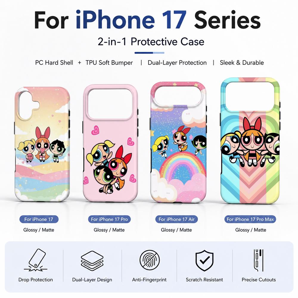 Anime P-Powerpuff Girls Phone  - Tablet Accessories For Girls review and price