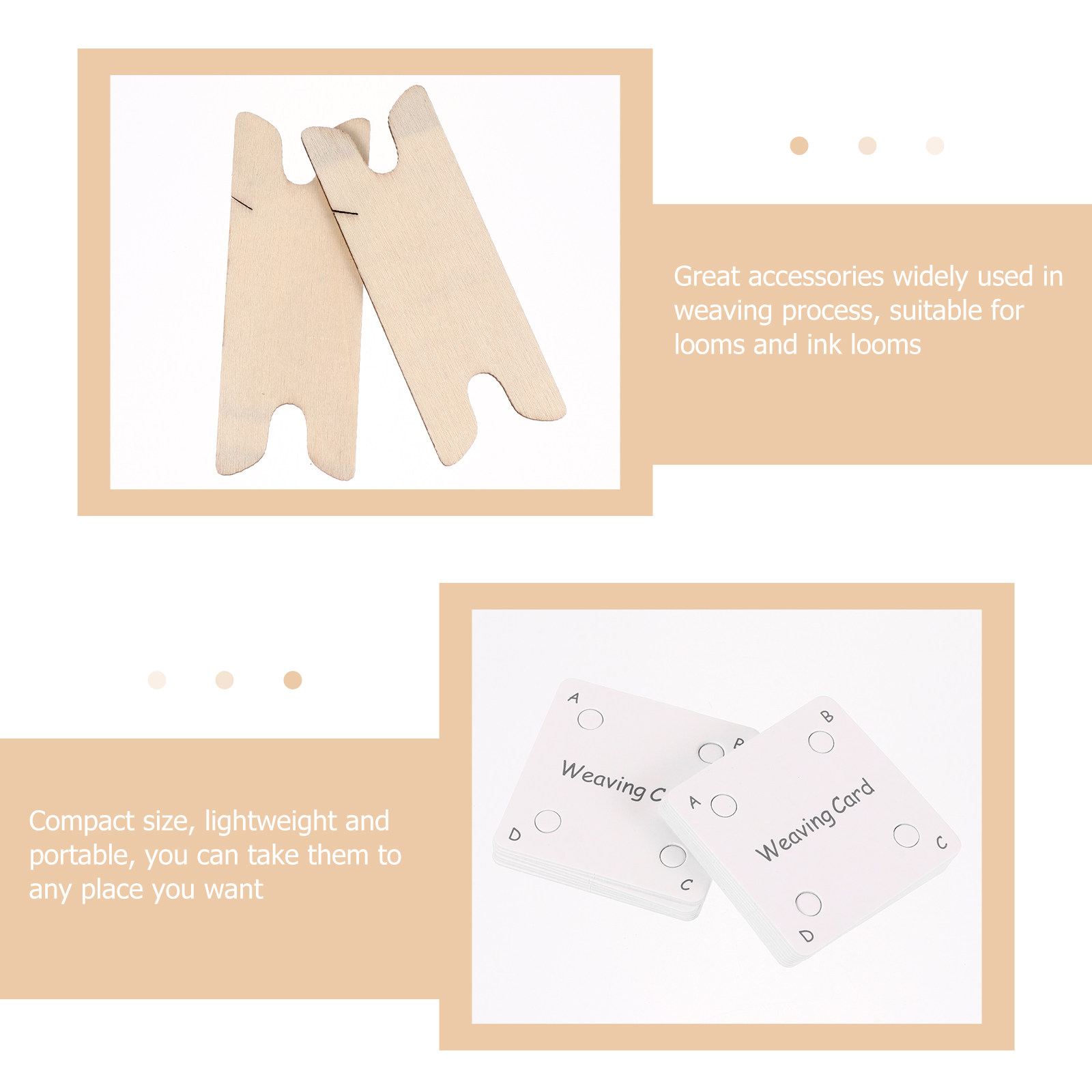 1Set Weaving Tools Set 30 Pape - Tablet Weaving Accessories review and price