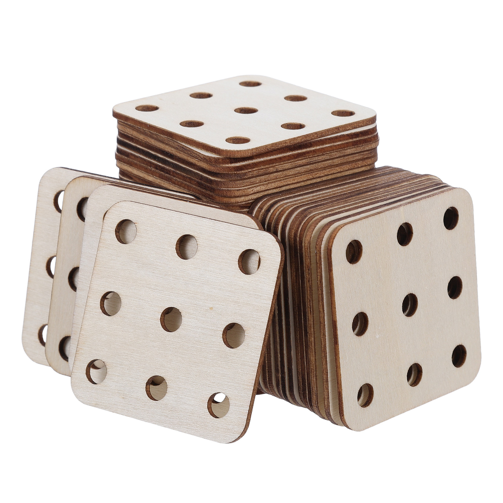 48pcs Wood Tablet Weaving Card - Tablet Weaving Accessories review and price