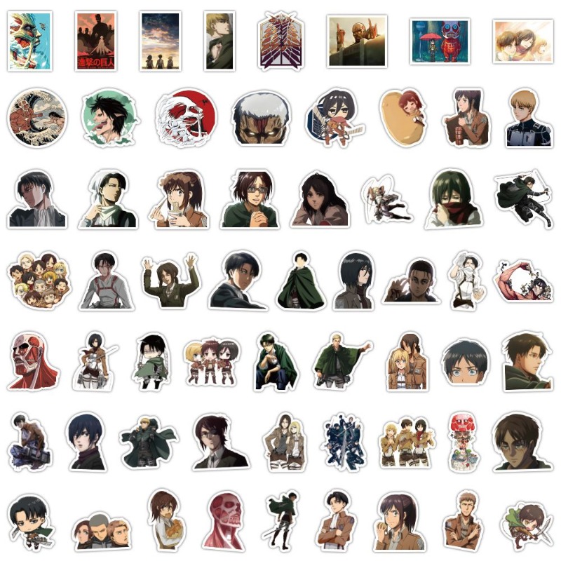 60Pcs Attack on Titan Anime St - Useful Tablet Accessories review and price
