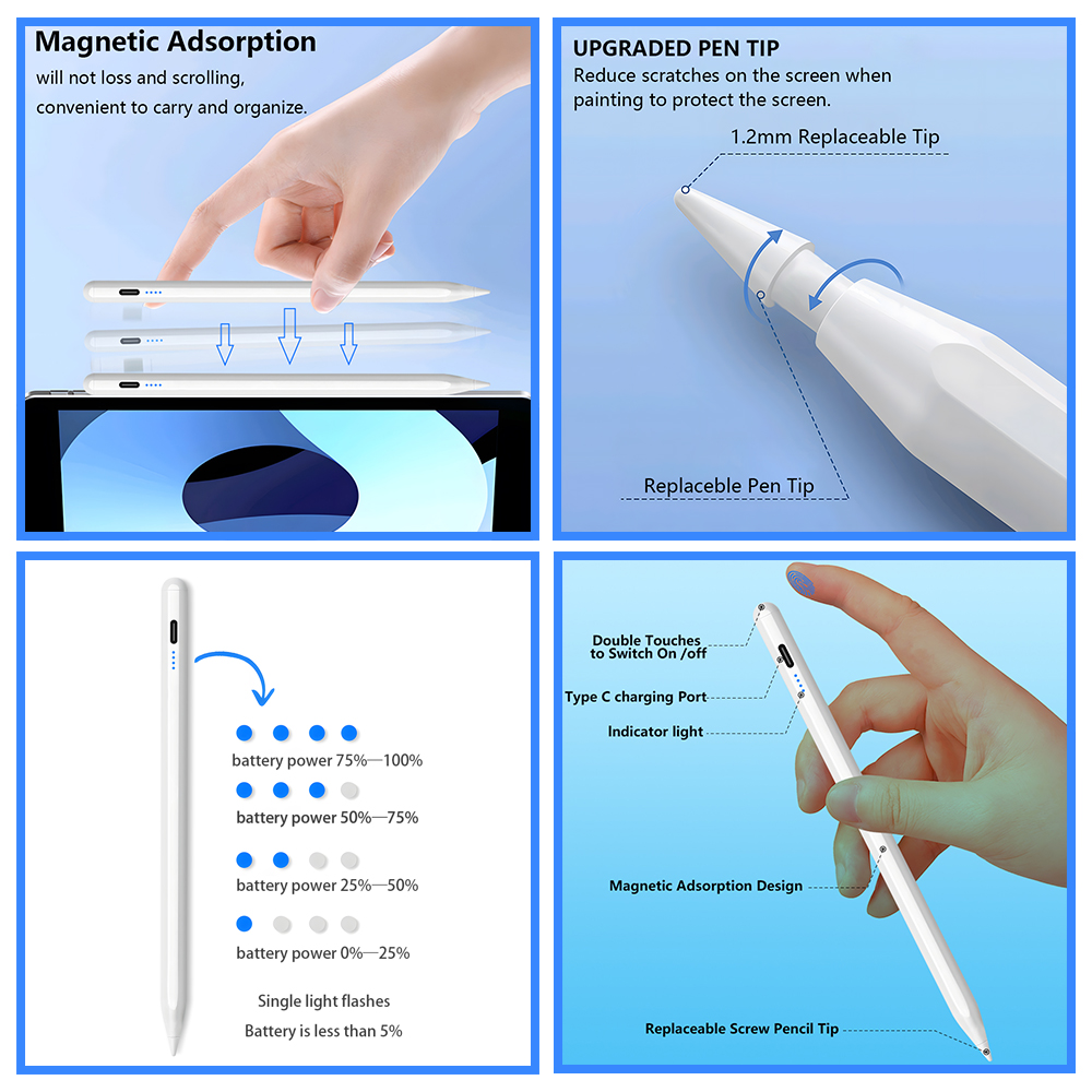 Stylus Pen For 2025 iPad Apple - Tablet Accessories For Kids review and price