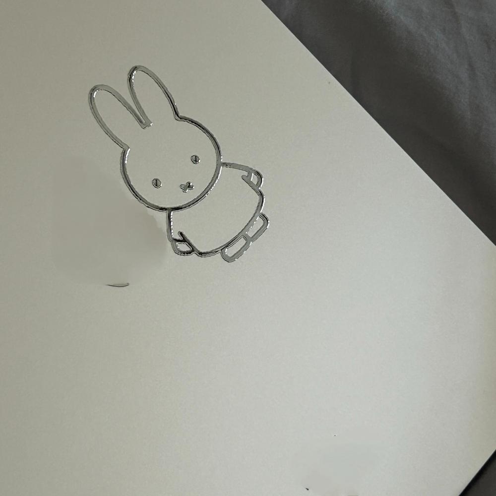 Miffy Rabbit  metal stickers h - Fire Tablet Accessories review and price