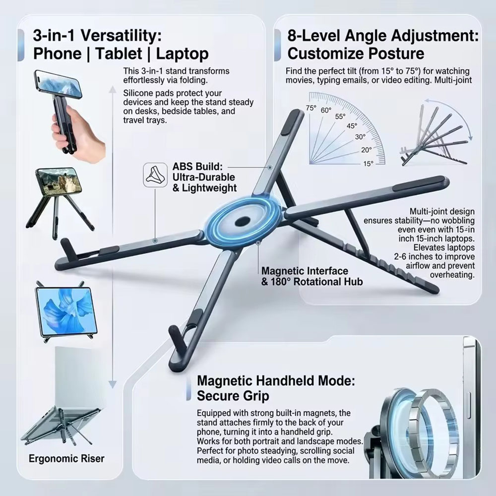 Portable Magnetic Phone Holder - Useful Tablet Accessories review and price