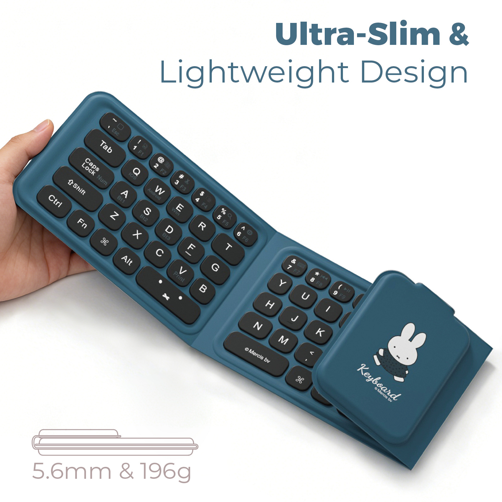 Miffy Triple fold keyboard Cut - Fire Tablet Accessories review and price