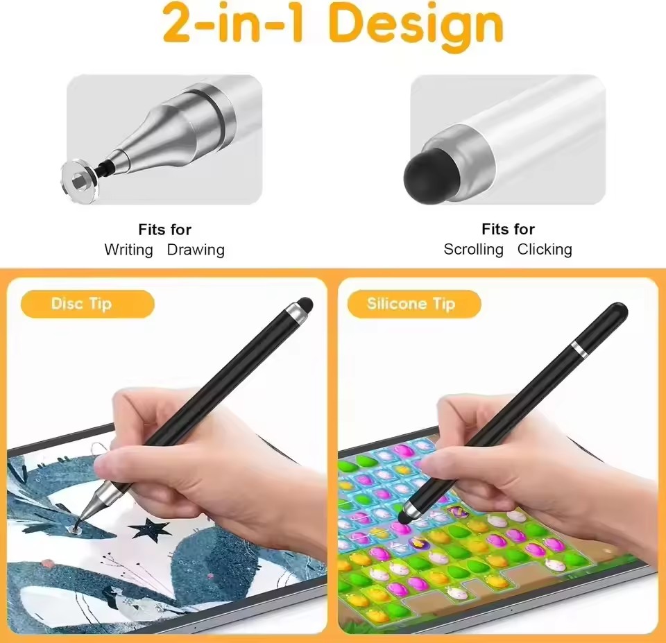 2 in 1 Universal Stylus Pen Fo - Useful Tablet Accessories review and price