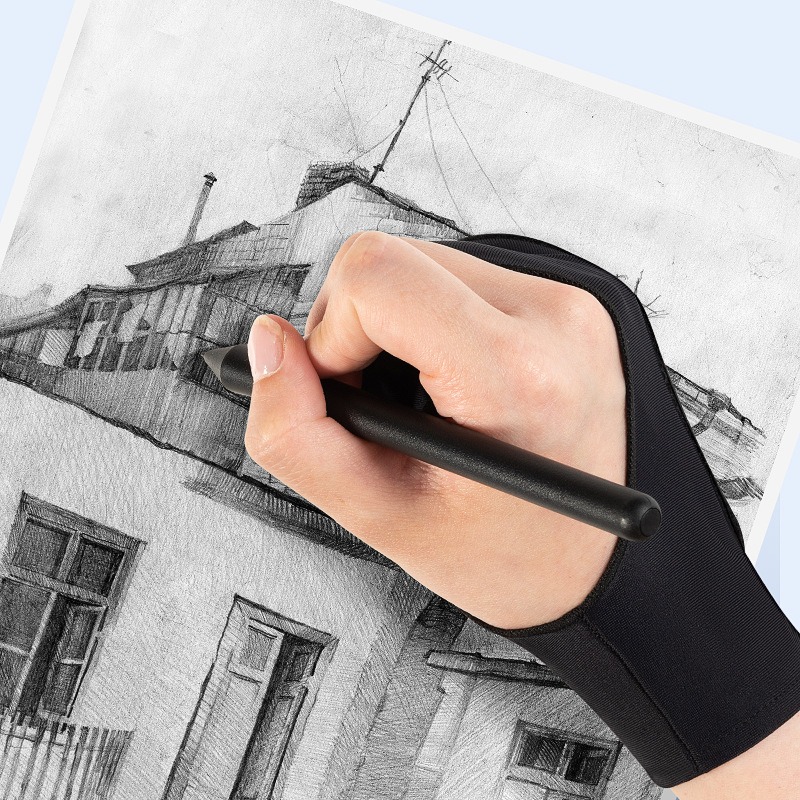 1Pc Two-Finger Artist Glove An - Drawing Glove Artist review and price